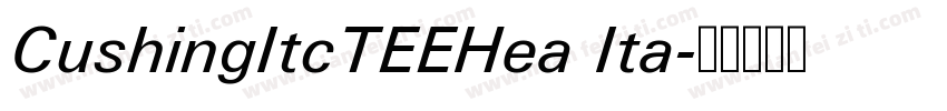 CushingItcTEEHea Ita字体转换